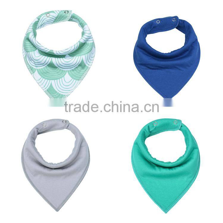 new style baby bandana bibs with button