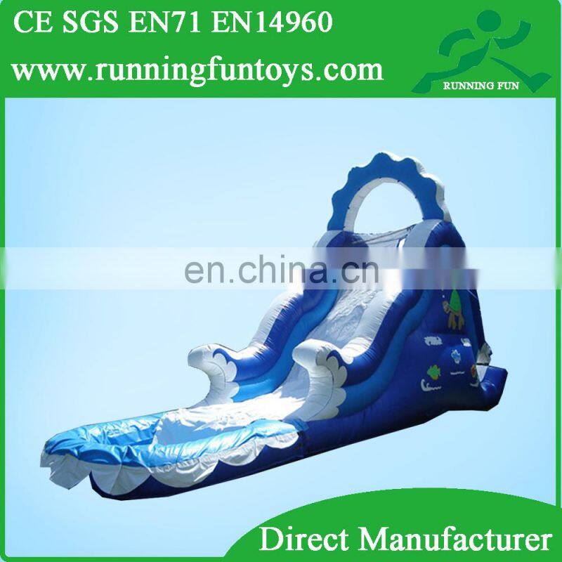 Top quality small inflatable water slide RF53