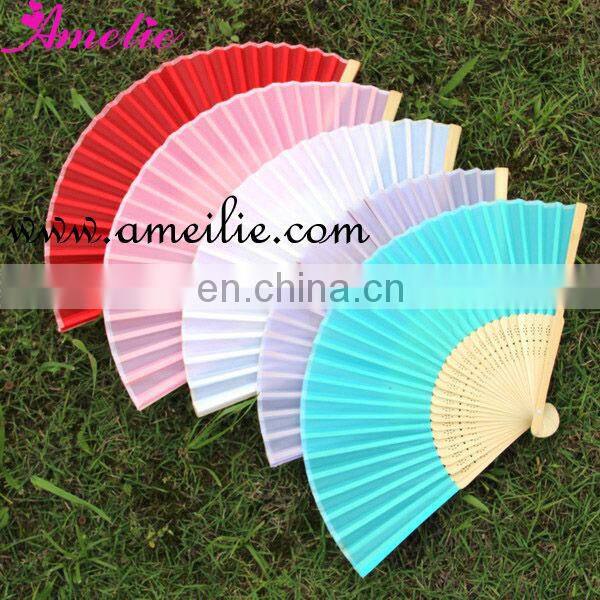 AP03174 21cm Hand Paper Fan Wedding Favors Personalized