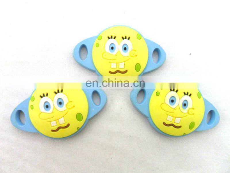 eco-friendly soft pvc custom shoelace tag shoelace charm