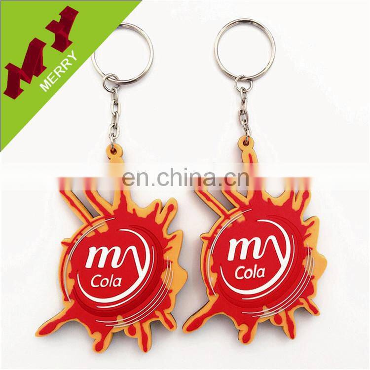 OEM manufacturer wholesale silicon keychain / pvc keychain