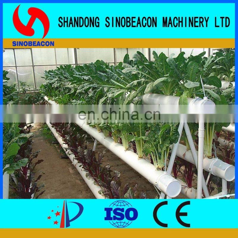 Commercial Hydroponics Greenhouse With Vertical NFT PVC Pipe