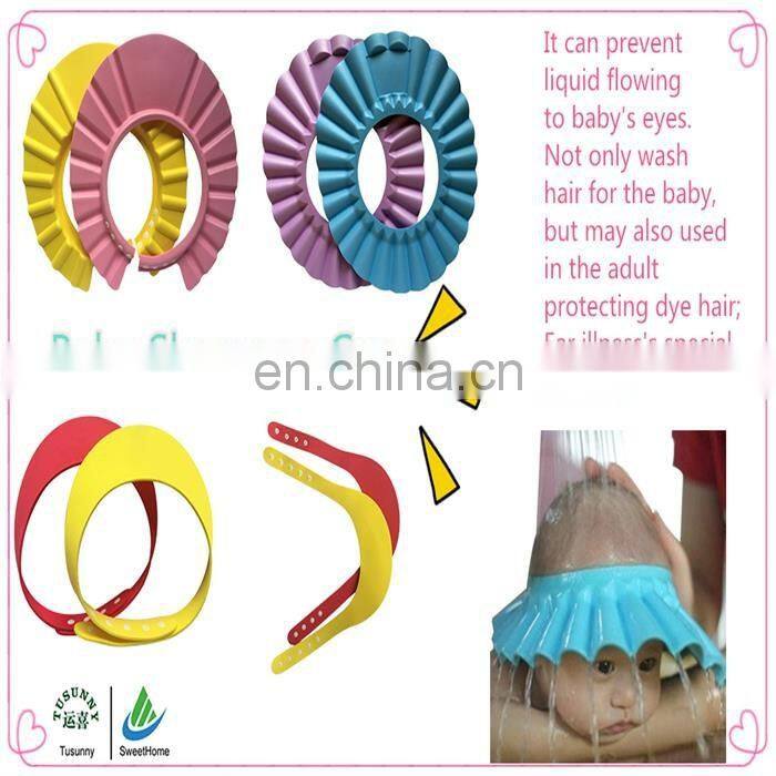 Baby safety Shower shampoo Cap kids bath hat