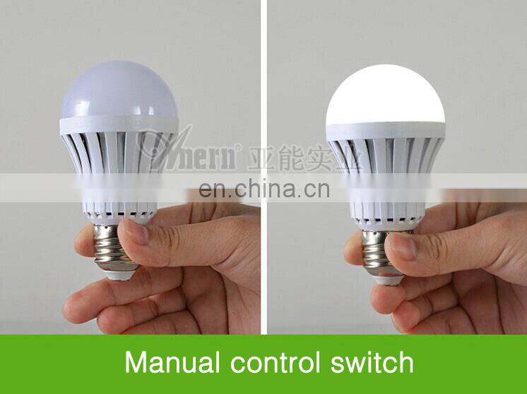 battery backup e27 9w led emergency bulb light kit