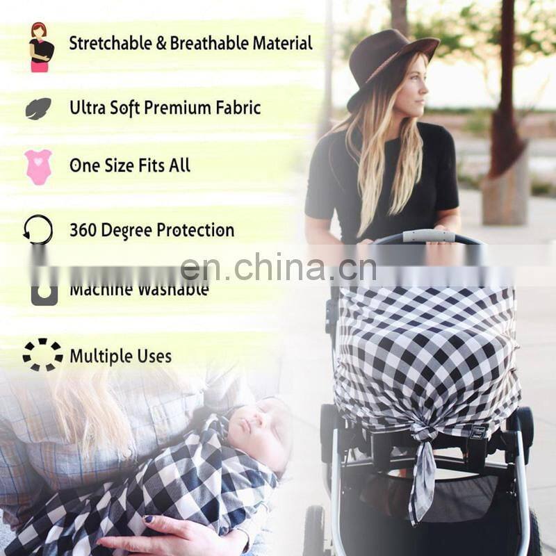 Nursing Cover Poncho Car seat cover Stroller cover Maternity top Swaddle Multi Functional Nursing Poncho Covers