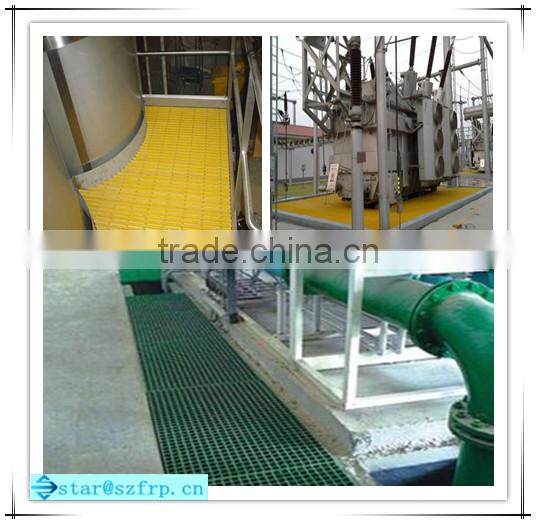 FRP fiberglass grating frp stairs aisle