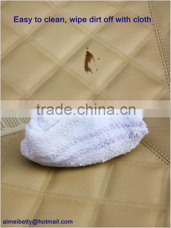 Wearproof 4D leather carpet car mat