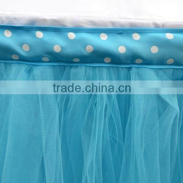 Tutu Tulle Princess Wedding Prop Birthday Prom Party Baby Shower Bow Table Skirt SD103