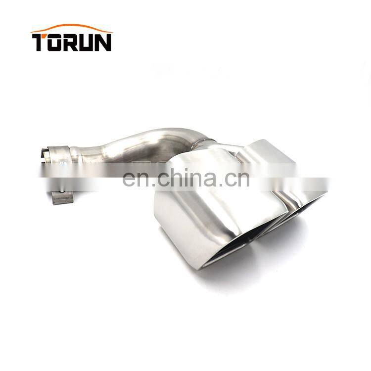 New style Universal m performance gold car exhaust tip for porsche 18 Cayenne Square Brush