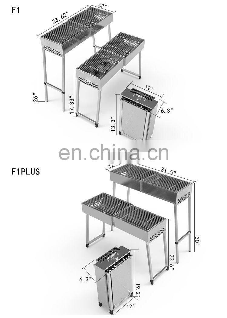Barbecue Grill Machine Outdoor Barrel Stainless BBQ Charcoal Grill Yakiniku Machine