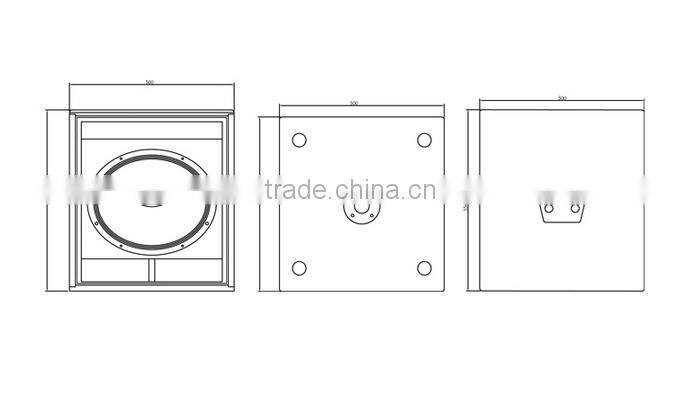 RW-1210TT+, trade assurance, Neodymium speaker, 21 inch passive subwoofer
