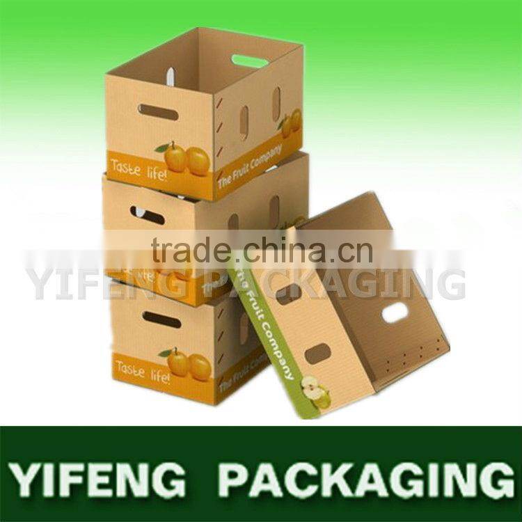 e flut cardboard boxes vegetables fruit