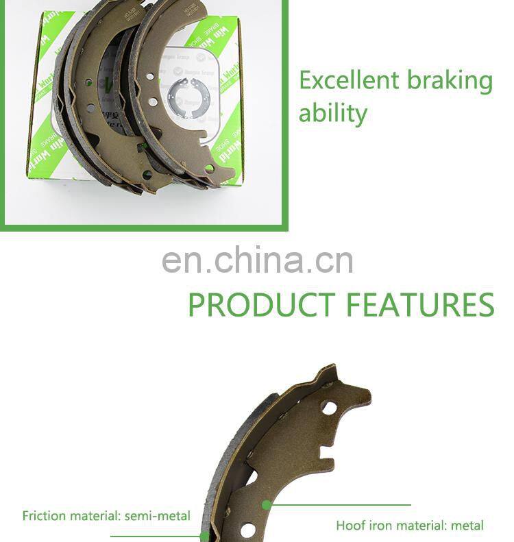 Wholesale Front Wheel car for Corolla/Hijet/Belta K6729 Truck Car Brake Shoe Lining brake shoe