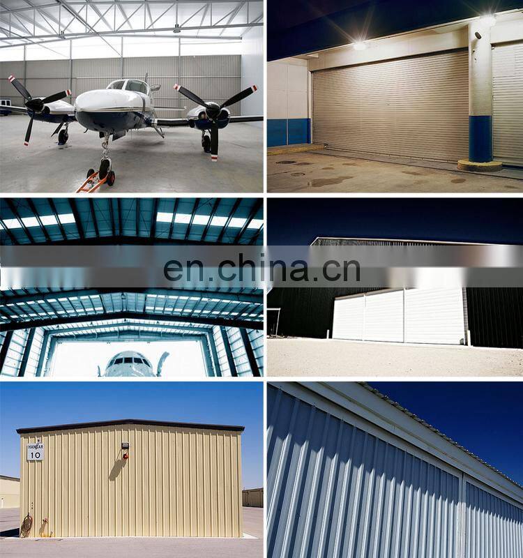 Made In China Q345 Prefabricated Two Story Prefab Low Cost Of Metal Frame Steel Airplane Warehouse Hangar