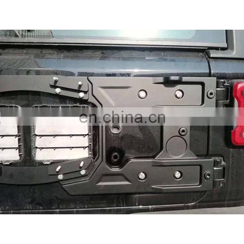 Steel rear tire hinge for Jeep Wrangle JL 18+ accessories tailgate hinge rear door tire carrier