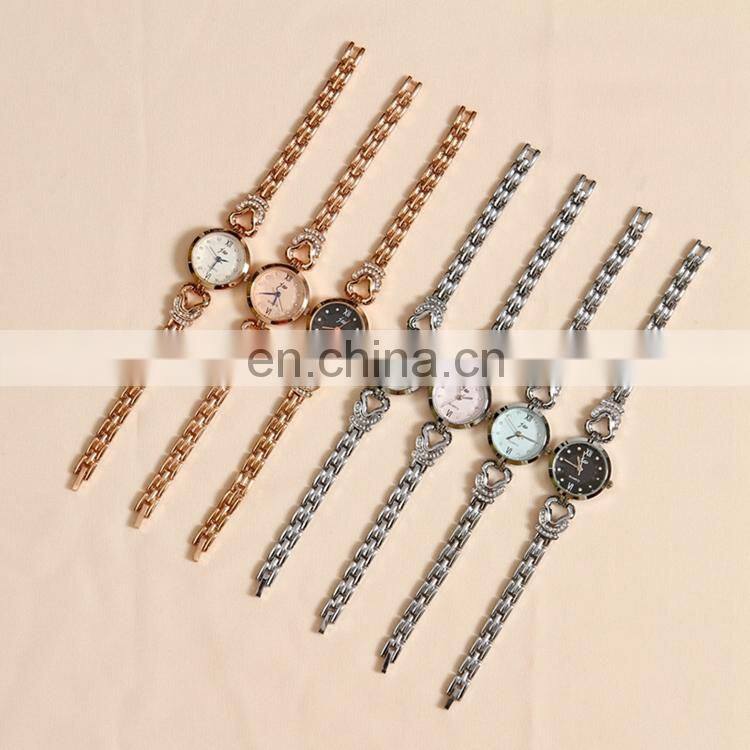 JW 8312 Lady's quartz analog charm diamond stainless steel strap elegance bling lady watch
