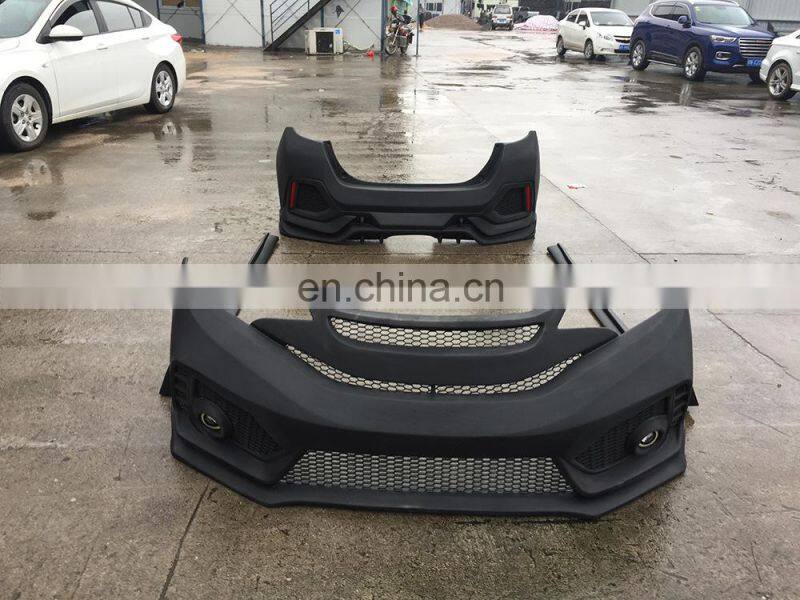 Runde Hot Sale For 14-18 Honda Fit Upgrade To Modified TYPER Large Surround GK5 Upgrade Front Rear Bumper Side Skirt Body Kit