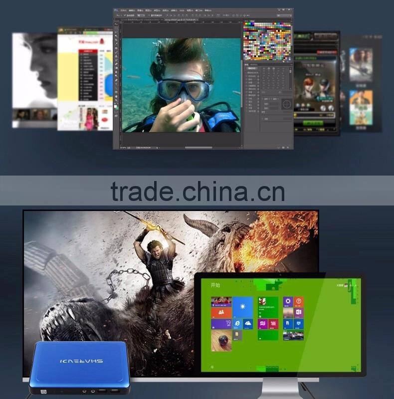 2016 new product mini pc station Z3735F Quad core Sharevdi k600