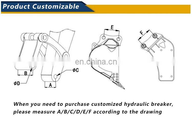 Excavator Side Type Hydraulic Breaker