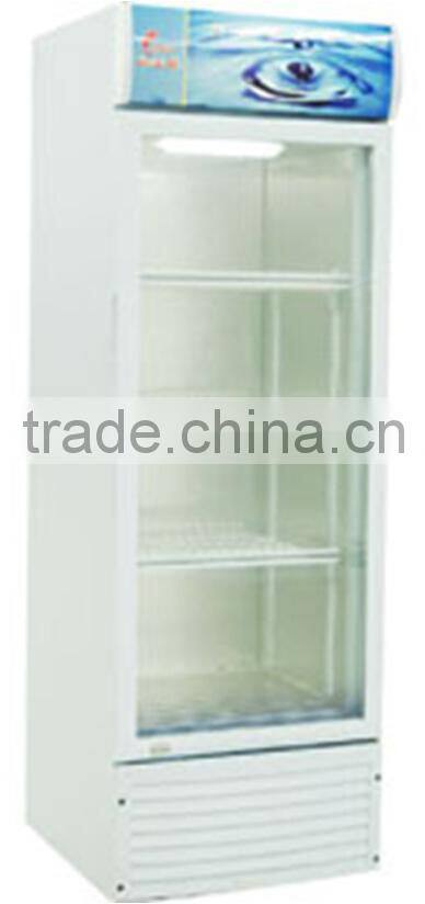 LC-318 supermarket display glass door upright showcase price for sale