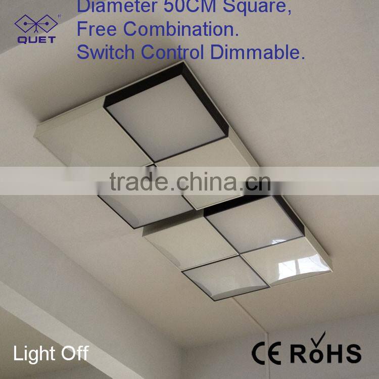 Modern Square Flush Surface Mounted LED Ceiling Light Fixture