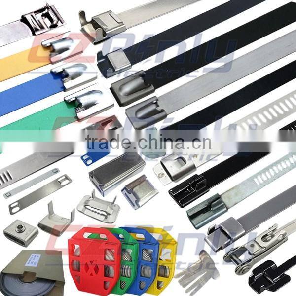 types of 304 stainless steel cable tie