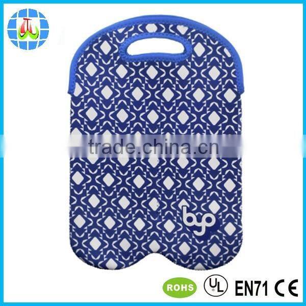 green neoprene tube can cooler with silk screen printing logo