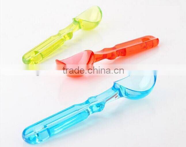 Promational hot sale New style plastic ice cream spoon