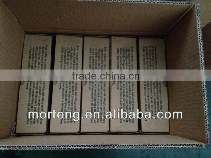 Industrial carbon brushes for dc motors