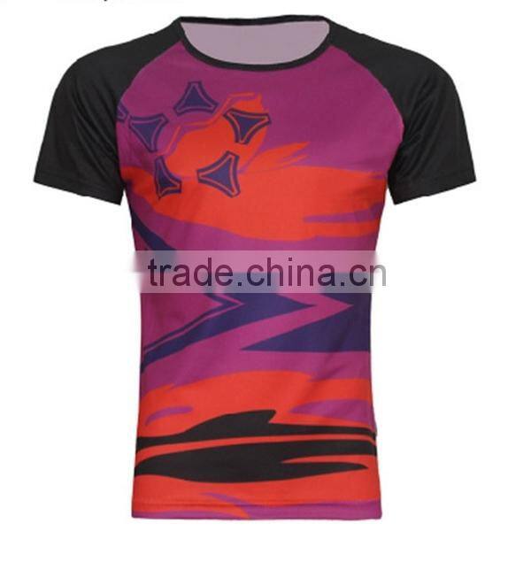 Wholesale custom 100% polyester mens long sleeve plain long length t-shirts