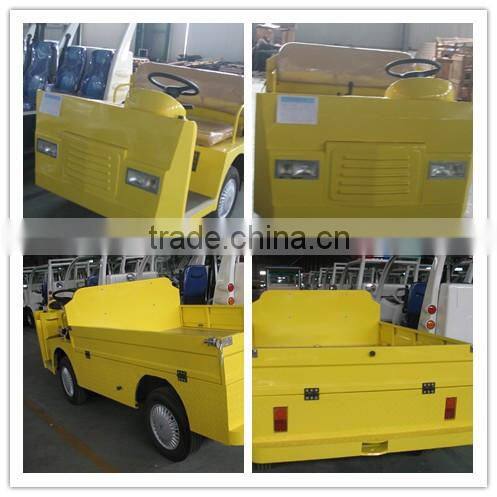 electric industrial vehicle supplier from China, 48V 5KW power motor, flat cargo bed, with hard door as option