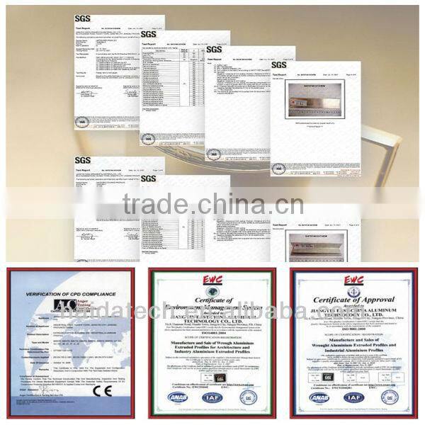 sand blasting aluminum profile for solar frame