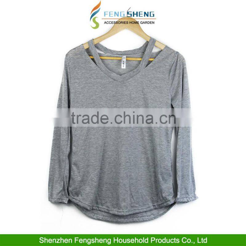 Women Ladies Long Sleeve T Shirts Blouse Top New Casual Loose Tee Tops Size14-16