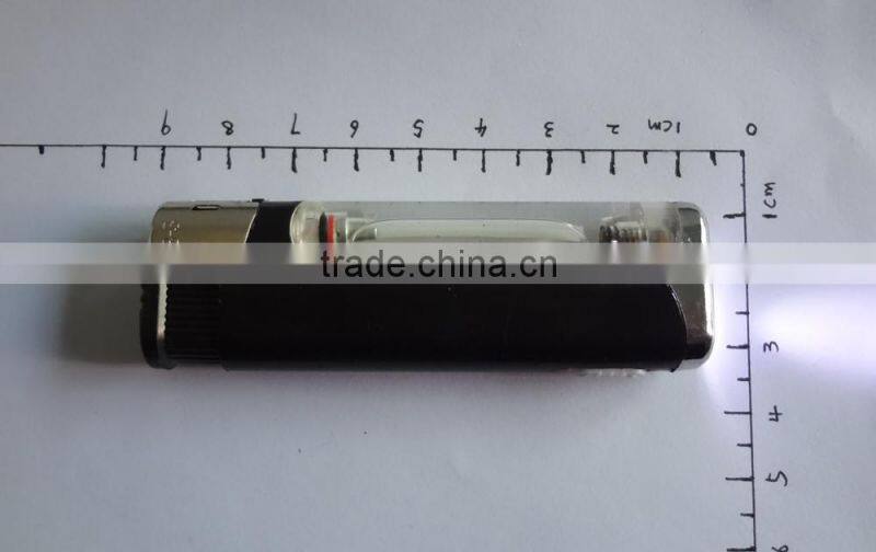 cheap plastic electronic lighter with led, torch lighter good quality hot sale