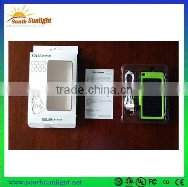 8000mah solar charger powerbank super capacity made in china