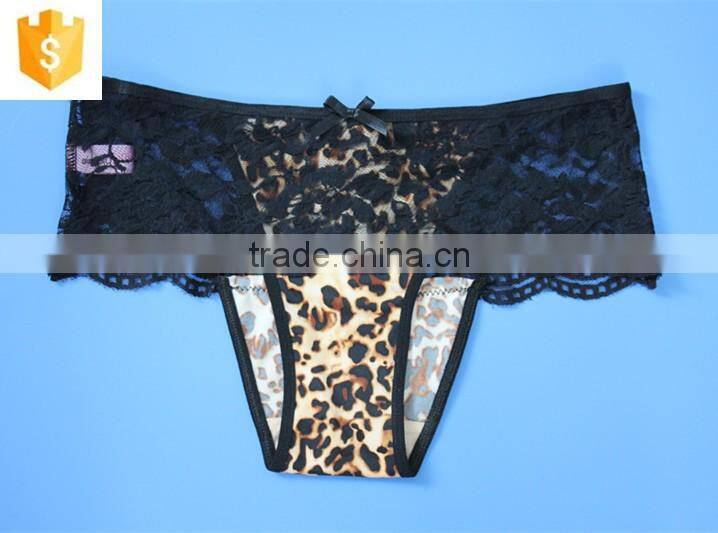french lace panties leopard print sexy women lingerie