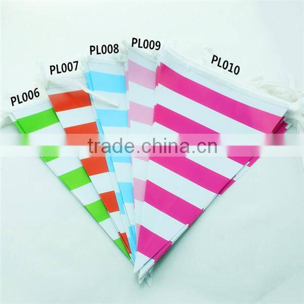 3 Meters Happy Birthday Banner with 12pcs Paper Flag Hanging Decoration