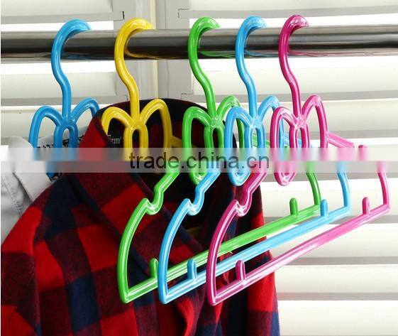 plastic fancy clothes hanger for children