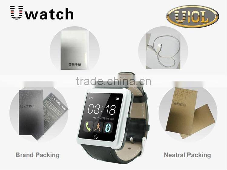 2015 New U Watch U10L Anti-lost Bluetooth Smart Watch Luxury Sports SmartWatch For iPhone 6 5 5S IOS Samsung S5 Note 4 HTC