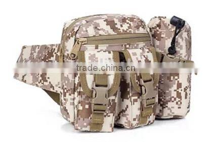 Men military waist bag with mobile phone