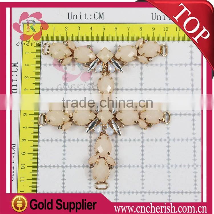 Fashion Rhinestone Metal Shoes Chains Accessories Sandals Decoration For women