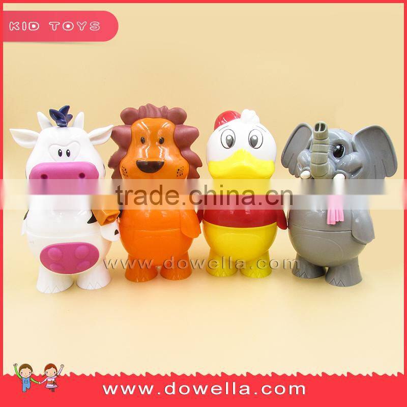 plastic animal design ice cream cup