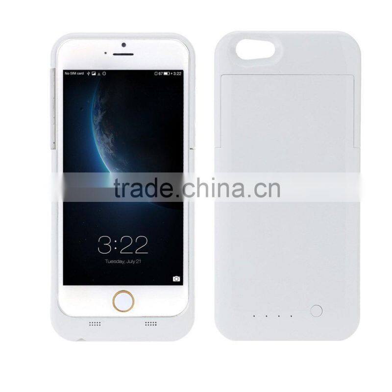 MFI certified portable power bank case for iPhone 6 battery case