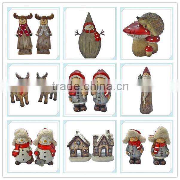 christmas craft resin snowman figurine