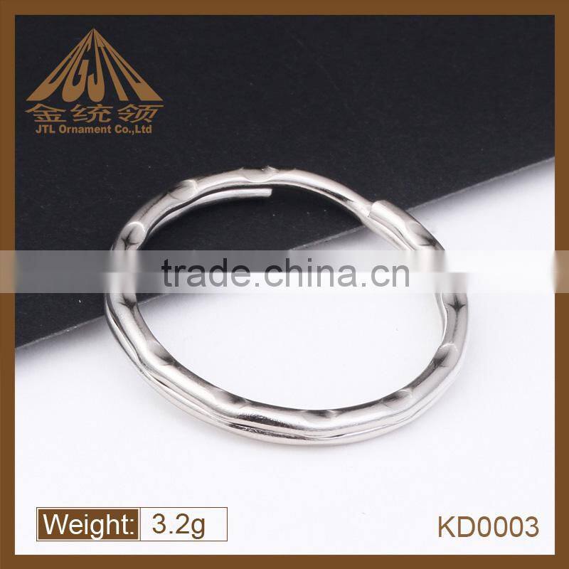 Fashion high quality rippled keyrings bulk sale