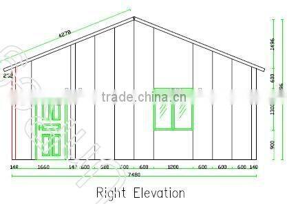 Reasonable Prices Prefabricated House with long service life