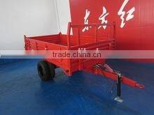 new design agri trailer single axle trailer with double wheels one side 3ton