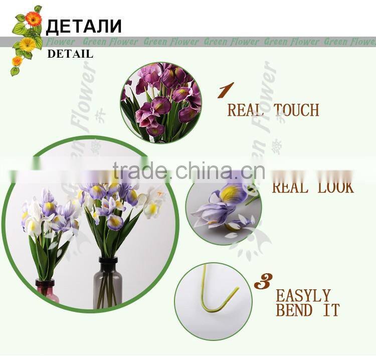 greenflower 2016 daisy Real Touch pu artificial flowers Irish for Home Wedding decrations flowers