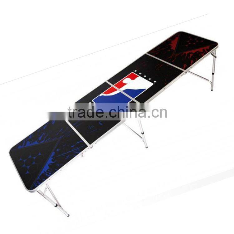 8ft aluminum folding beer pong table