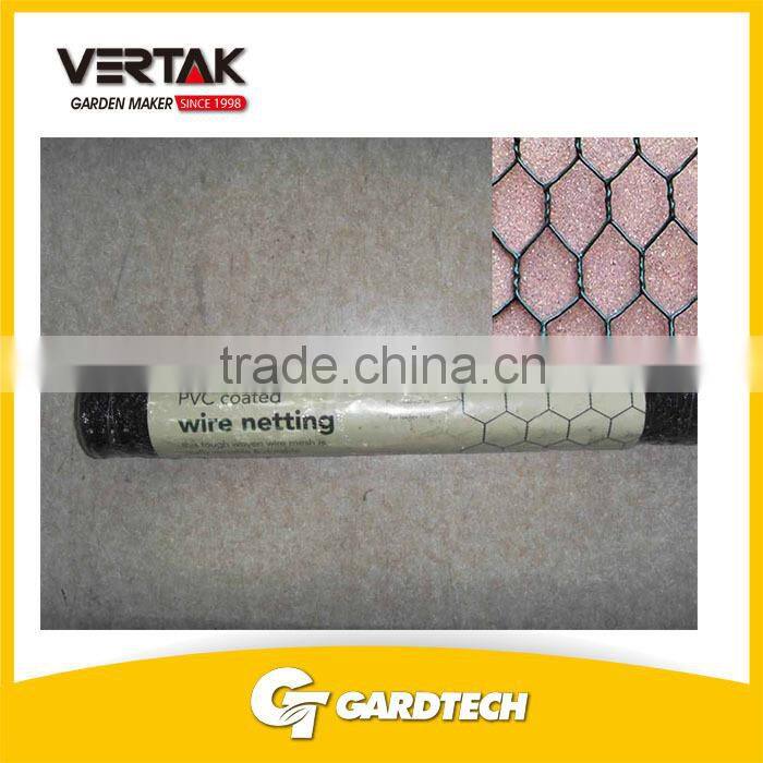 Creditable partner cheap garden plastic coated wire netting